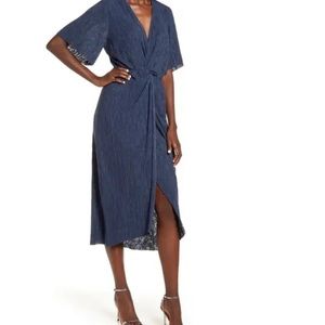 All in Favor Dolman Plissé Midi Dress. From Nordstrom, new with tags.